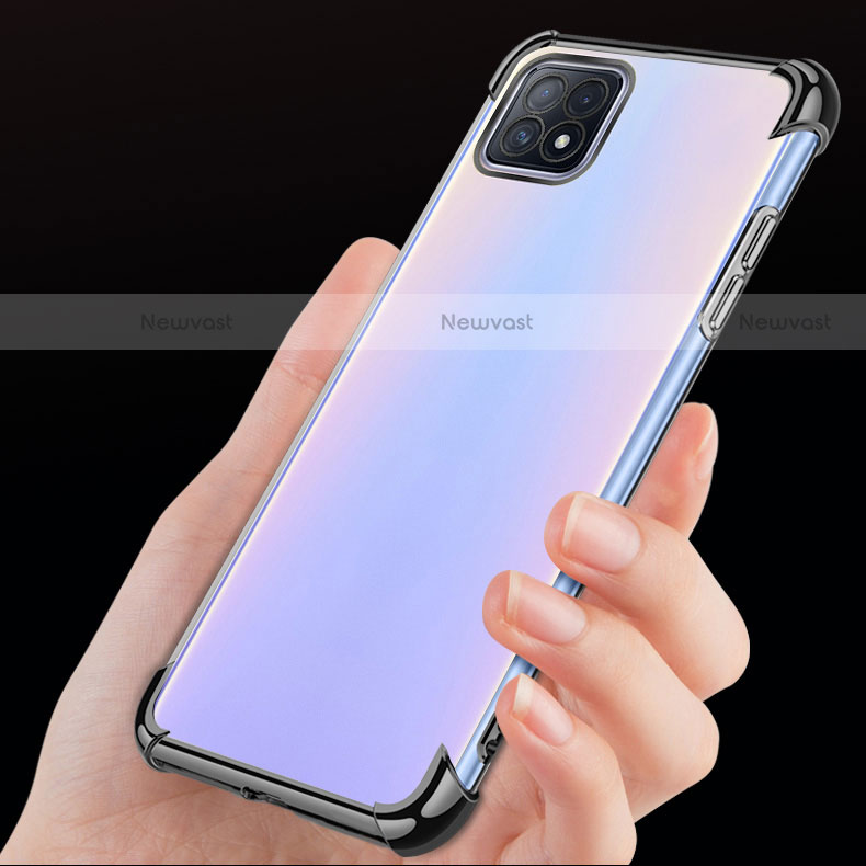 Ultra-thin Transparent TPU Soft Case Cover H01 for Oppo A72 5G