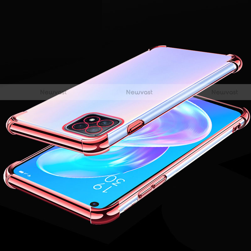 Ultra-thin Transparent TPU Soft Case Cover H01 for Oppo A72 5G