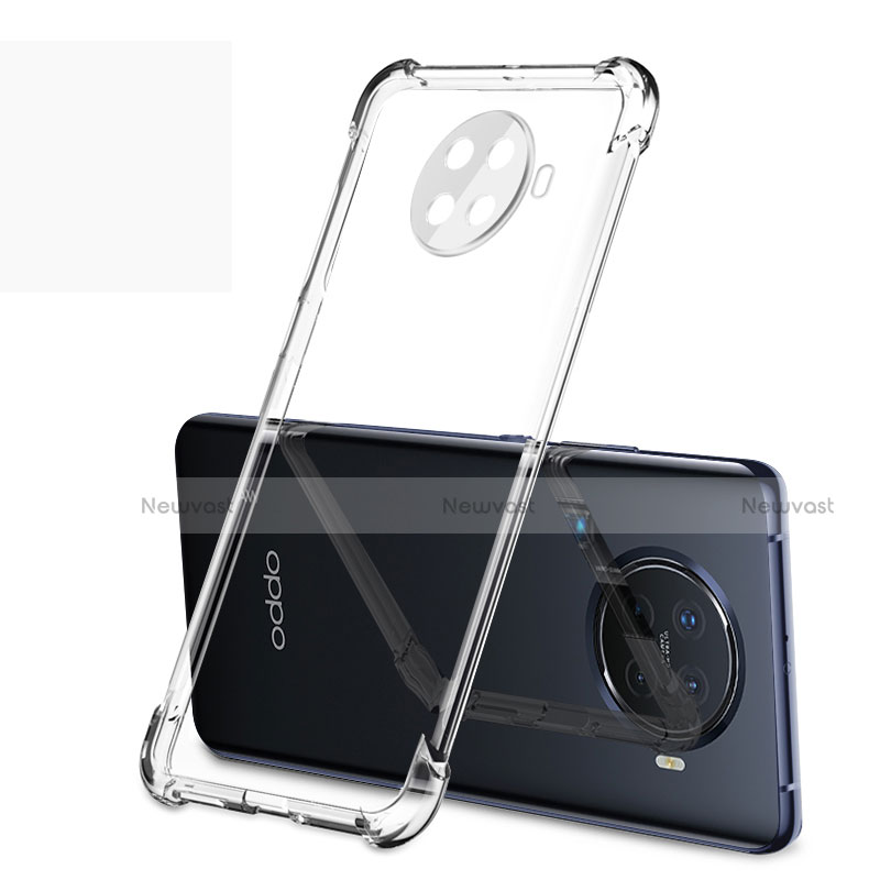 Ultra-thin Transparent TPU Soft Case Cover H01 for Oppo Ace2
