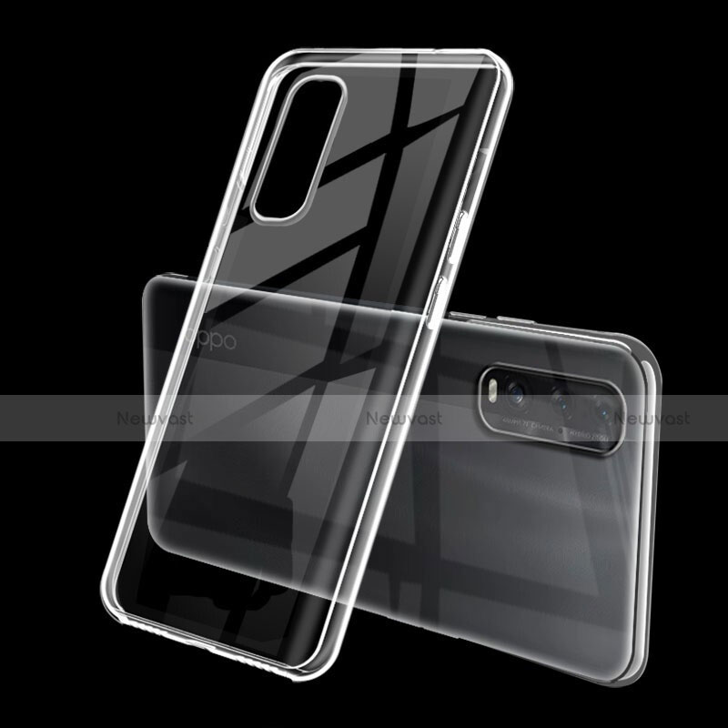 Ultra-thin Transparent TPU Soft Case Cover H01 for Oppo Find X2