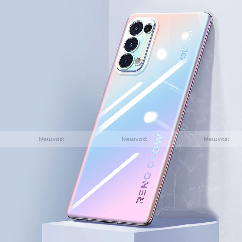 Ultra-thin Transparent TPU Soft Case Cover H01 for Oppo Find X3 Lite 5G Clear