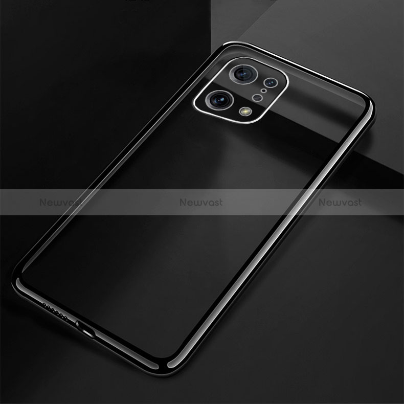 Ultra-thin Transparent TPU Soft Case Cover H01 for Oppo Find X5 5G
