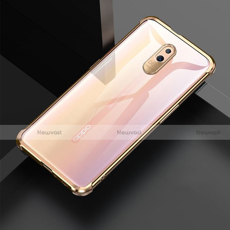 Ultra-thin Transparent TPU Soft Case Cover H01 for Oppo Reno