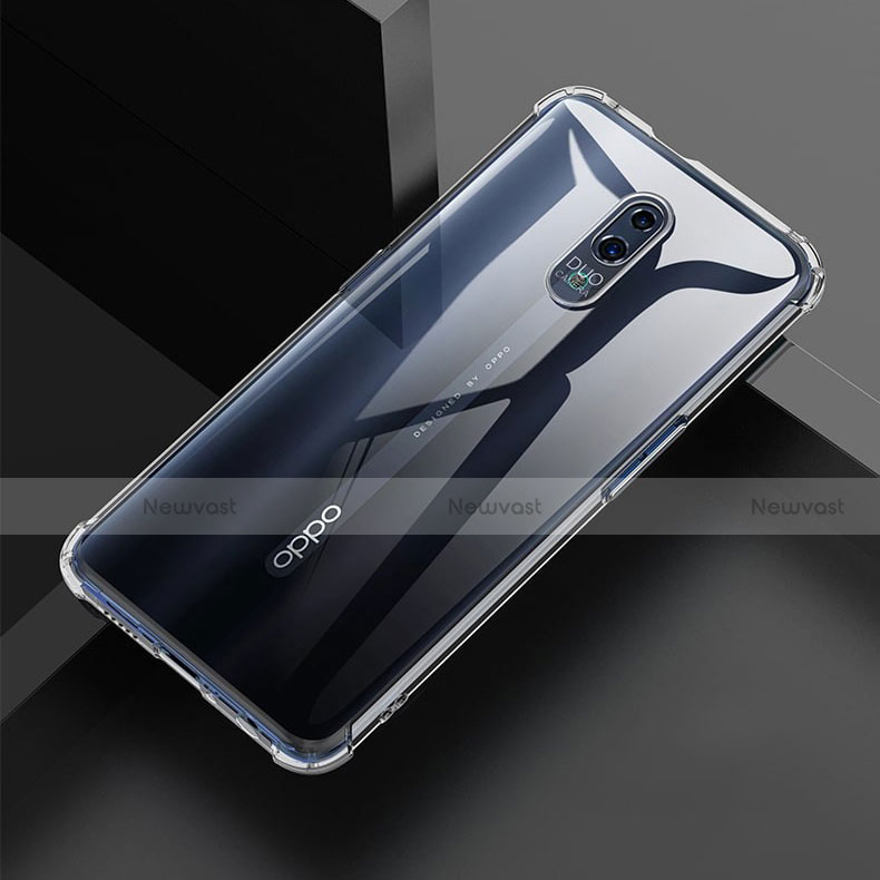 Ultra-thin Transparent TPU Soft Case Cover H01 for Oppo Reno