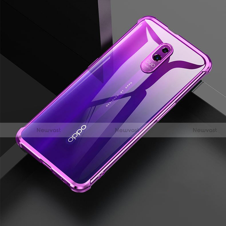 Ultra-thin Transparent TPU Soft Case Cover H01 for Oppo Reno