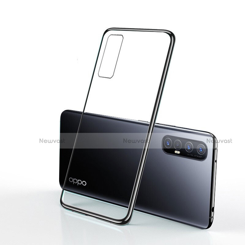 Ultra-thin Transparent TPU Soft Case Cover H01 for Oppo Reno3 Pro