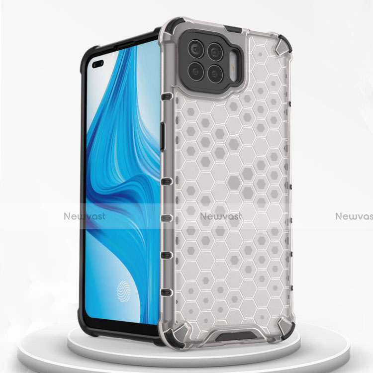 Ultra-thin Transparent TPU Soft Case Cover H01 for Oppo Reno4 Lite