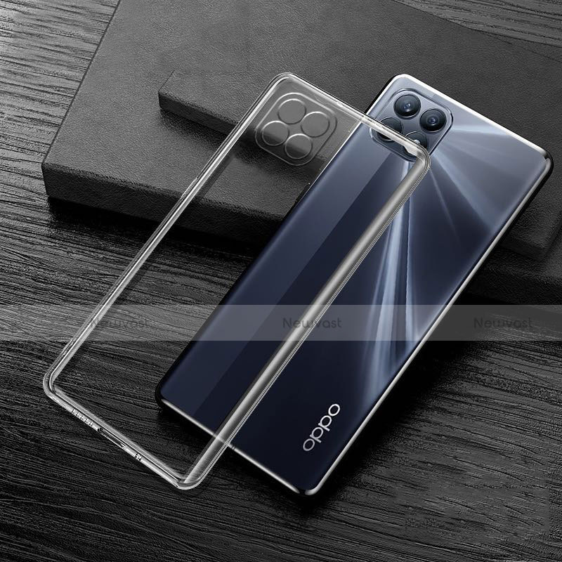 Ultra-thin Transparent TPU Soft Case Cover H01 for Oppo Reno4 SE 5G Clear