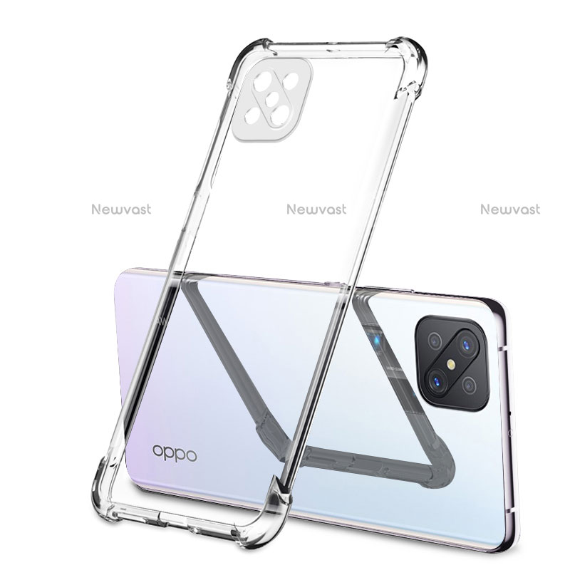 Ultra-thin Transparent TPU Soft Case Cover H01 for Oppo Reno4 Z 5G