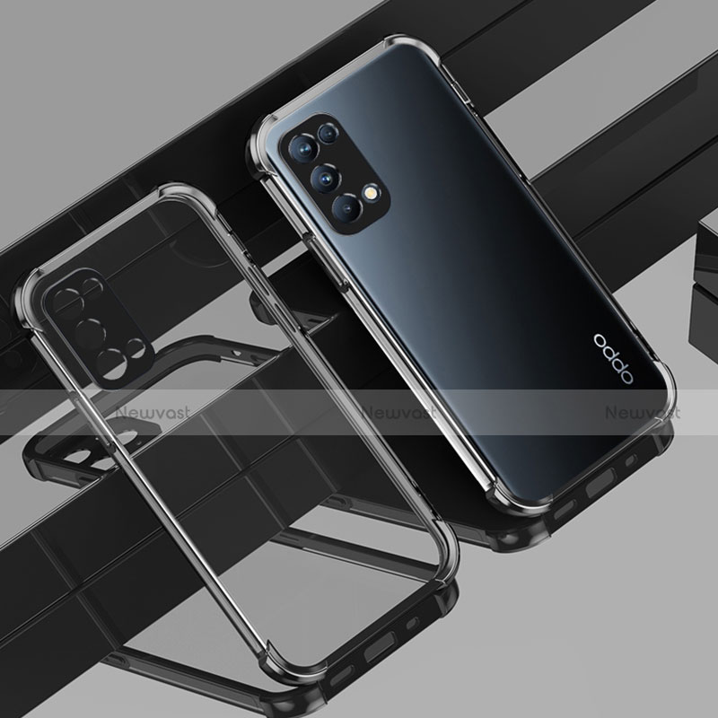 Ultra-thin Transparent TPU Soft Case Cover H01 for Oppo Reno5 Pro 5G