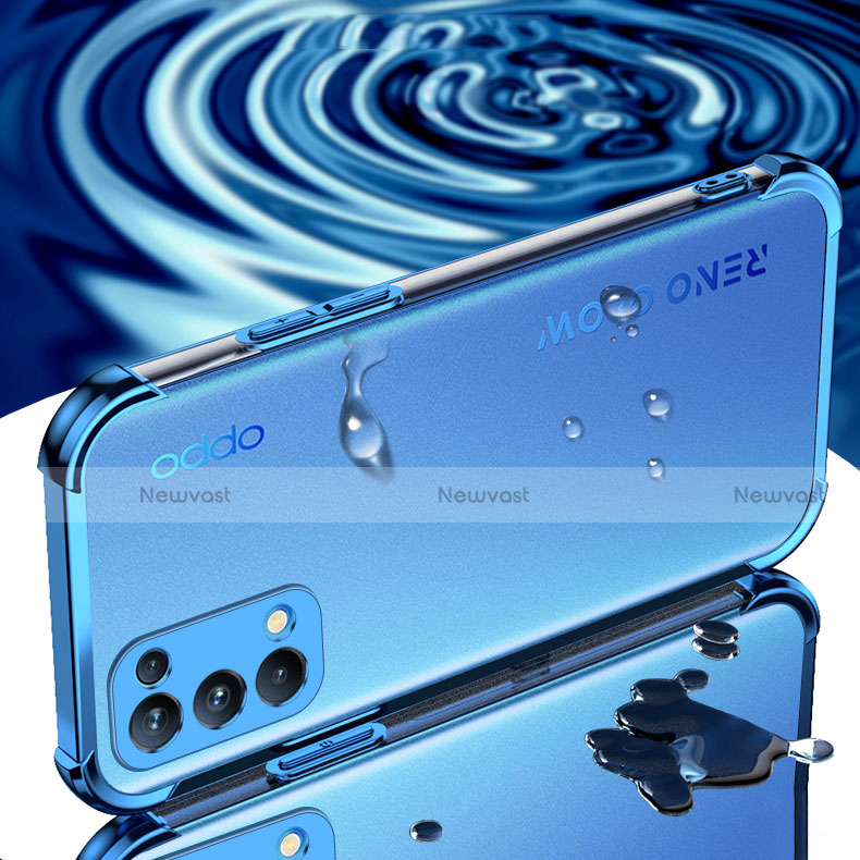 Ultra-thin Transparent TPU Soft Case Cover H01 for Oppo Reno5 Pro 5G