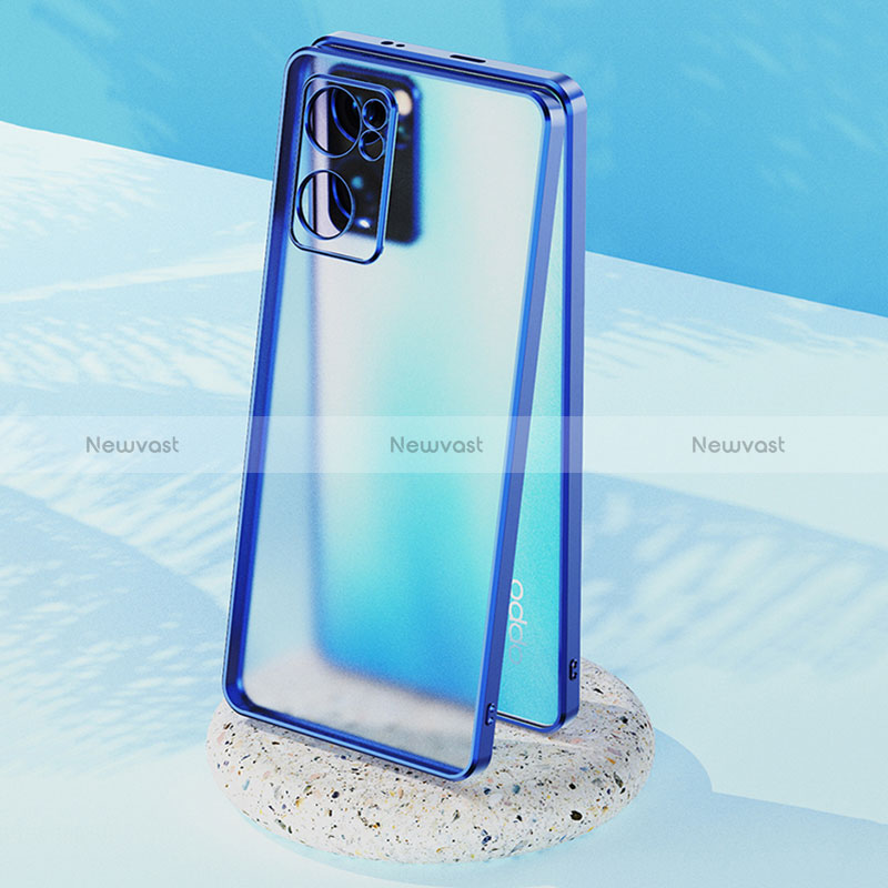 Ultra-thin Transparent TPU Soft Case Cover H01 for Oppo Reno7 SE 5G