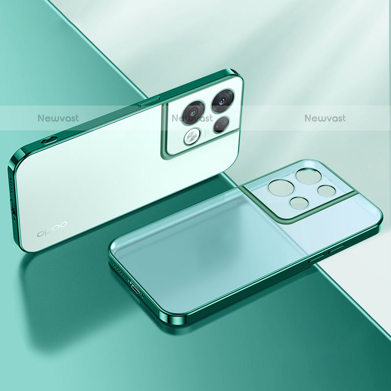 Ultra-thin Transparent TPU Soft Case Cover H01 for Oppo Reno9 Pro+ Plus 5G