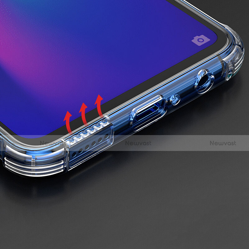 Ultra-thin Transparent TPU Soft Case Cover H01 for Oppo RX17 Pro