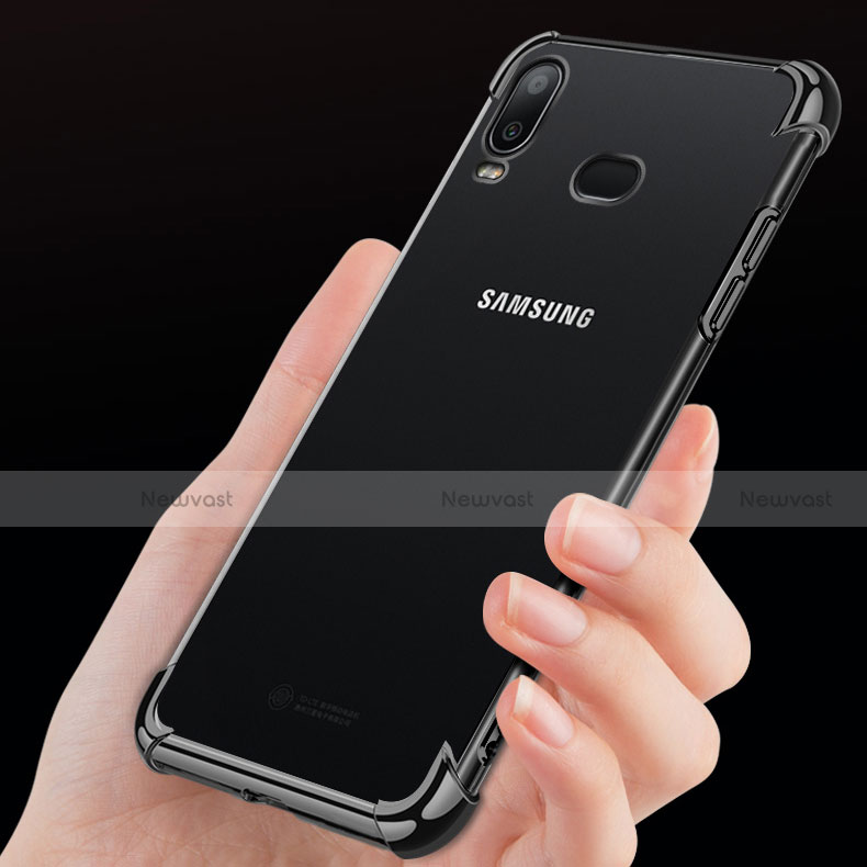 Ultra-thin Transparent TPU Soft Case Cover H01 for Samsung Galaxy A6s
