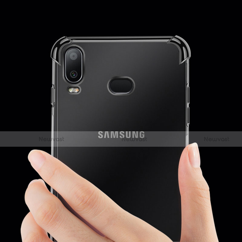 Ultra-thin Transparent TPU Soft Case Cover H01 for Samsung Galaxy A6s