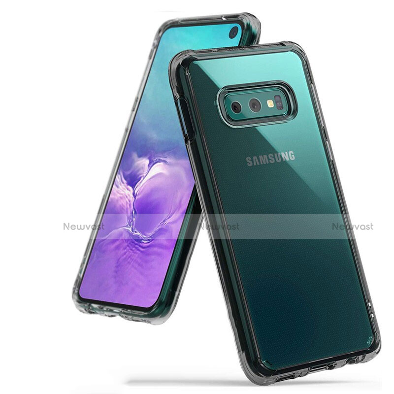 Ultra-thin Transparent TPU Soft Case Cover H01 for Samsung Galaxy S10e Gray