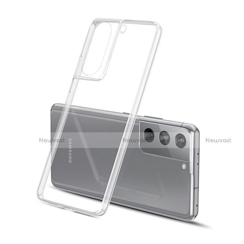 Ultra-thin Transparent TPU Soft Case Cover H01 for Samsung Galaxy S21 5G Clear