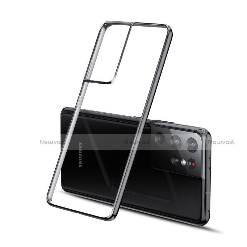 Ultra-thin Transparent TPU Soft Case Cover H01 for Samsung Galaxy S21 Ultra 5G