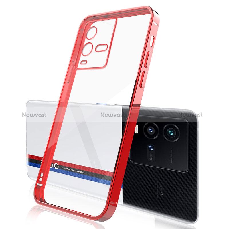 Ultra-thin Transparent TPU Soft Case Cover H01 for Vivo iQOO 10 5G