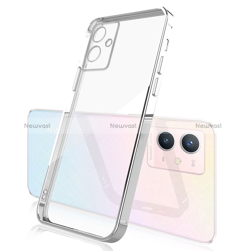 Ultra-thin Transparent TPU Soft Case Cover H01 for Vivo iQOO Z6 5G