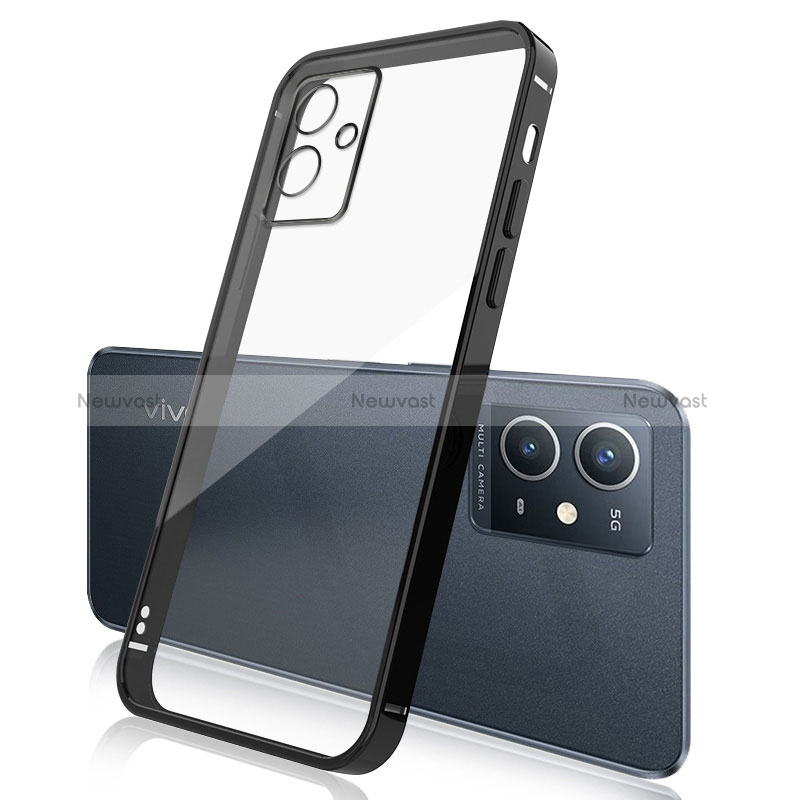 Ultra-thin Transparent TPU Soft Case Cover H01 for Vivo T1 5G India