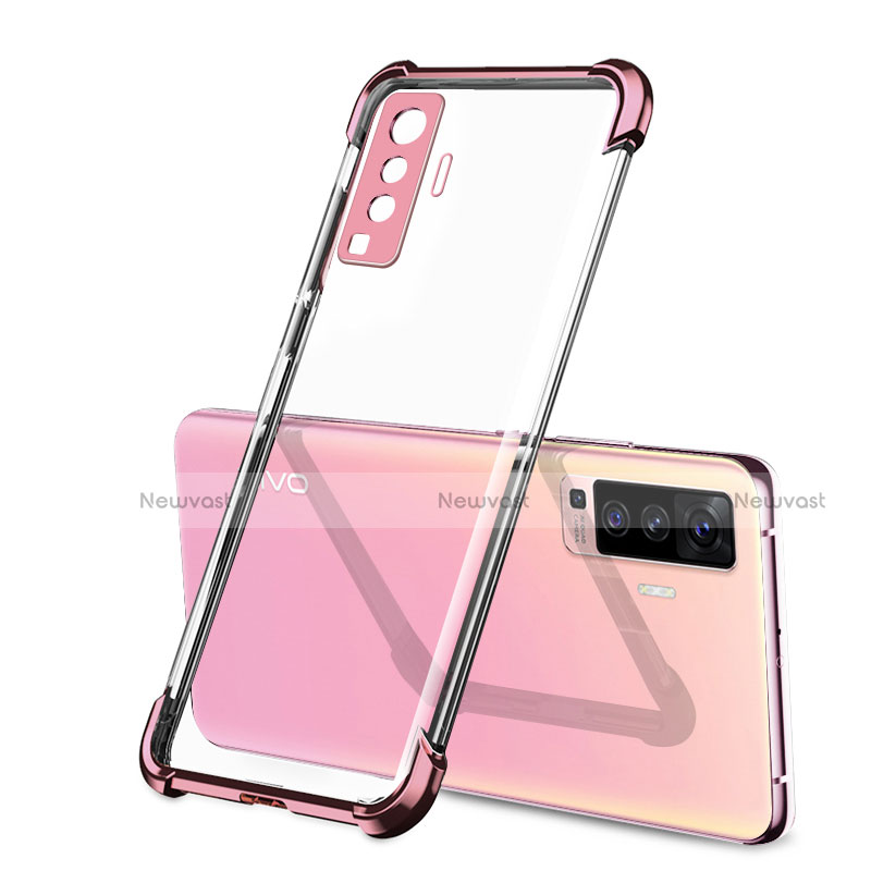 Ultra-thin Transparent TPU Soft Case Cover H01 for Vivo X50 5G