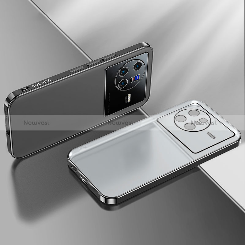 Ultra-thin Transparent TPU Soft Case Cover H01 for Vivo X80 5G Black