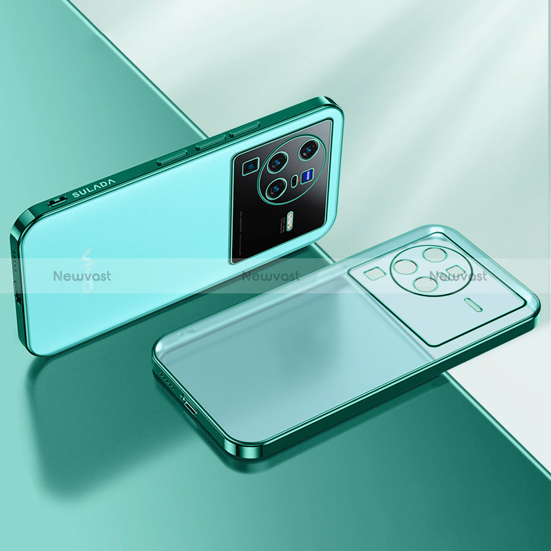 Ultra-thin Transparent TPU Soft Case Cover H01 for Vivo X80 Pro 5G
