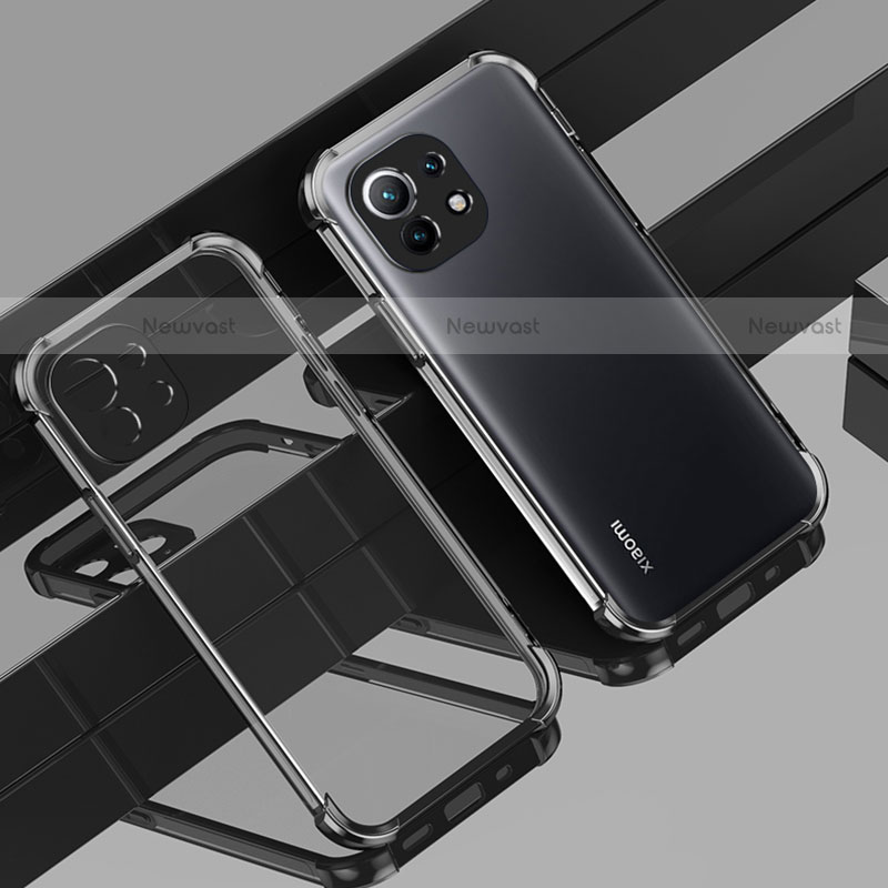 Ultra-thin Transparent TPU Soft Case Cover H01 for Xiaomi Mi 11 Lite 4G