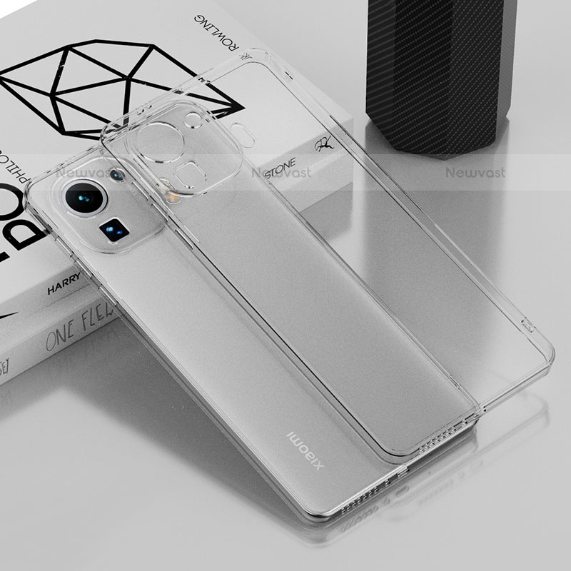 Ultra-thin Transparent TPU Soft Case Cover H01 for Xiaomi Mi 11 Pro 5G Clear