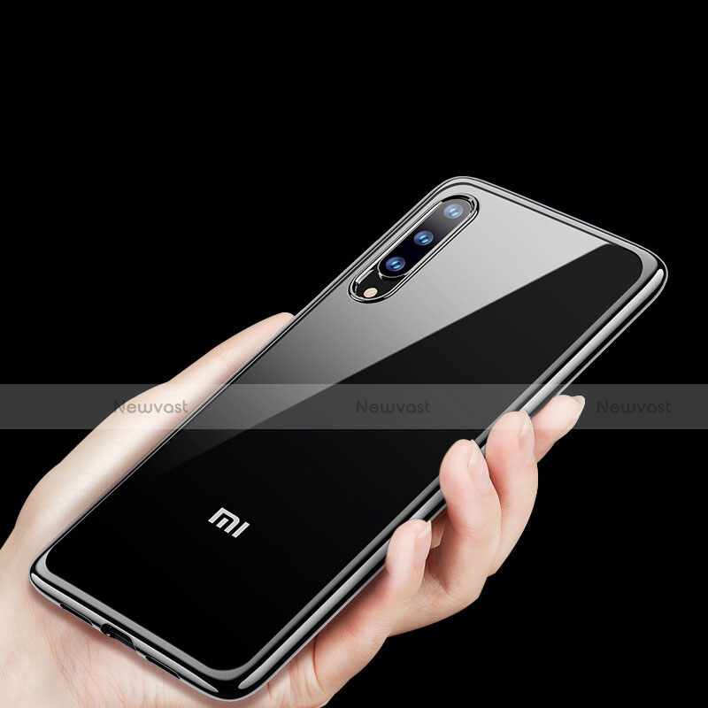Ultra-thin Transparent TPU Soft Case Cover H01 for Xiaomi Mi 9 Black