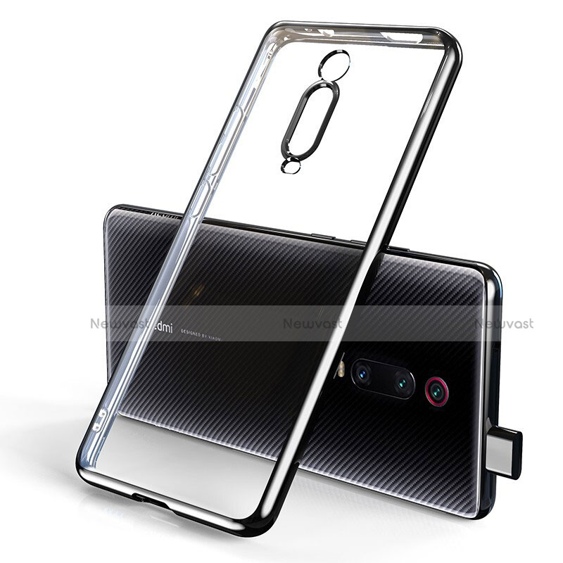 Ultra-thin Transparent TPU Soft Case Cover H01 for Xiaomi Mi 9T Pro Black