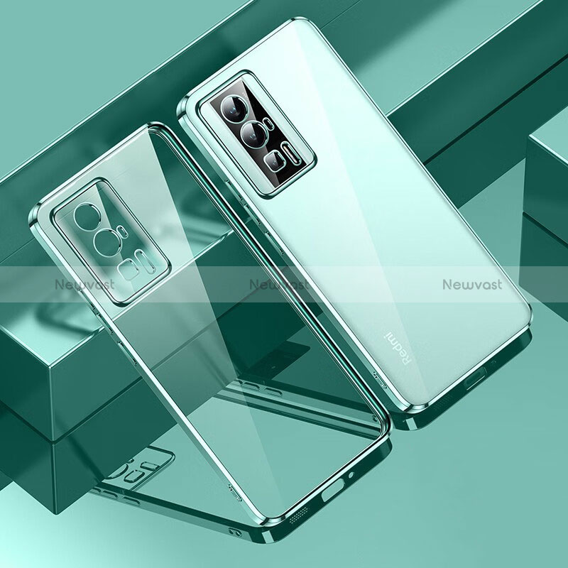 Ultra-thin Transparent TPU Soft Case Cover H01 for Xiaomi Poco F5 Pro 5G