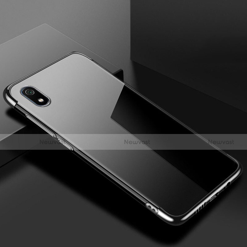Ultra-thin Transparent TPU Soft Case Cover H01 for Xiaomi Redmi 7A Black