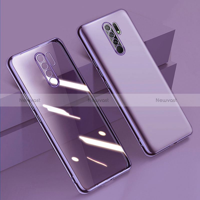 Ultra-thin Transparent TPU Soft Case Cover H01 for Xiaomi Redmi 9