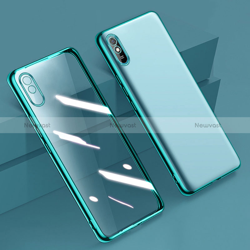 Ultra-thin Transparent TPU Soft Case Cover H01 for Xiaomi Redmi 9A