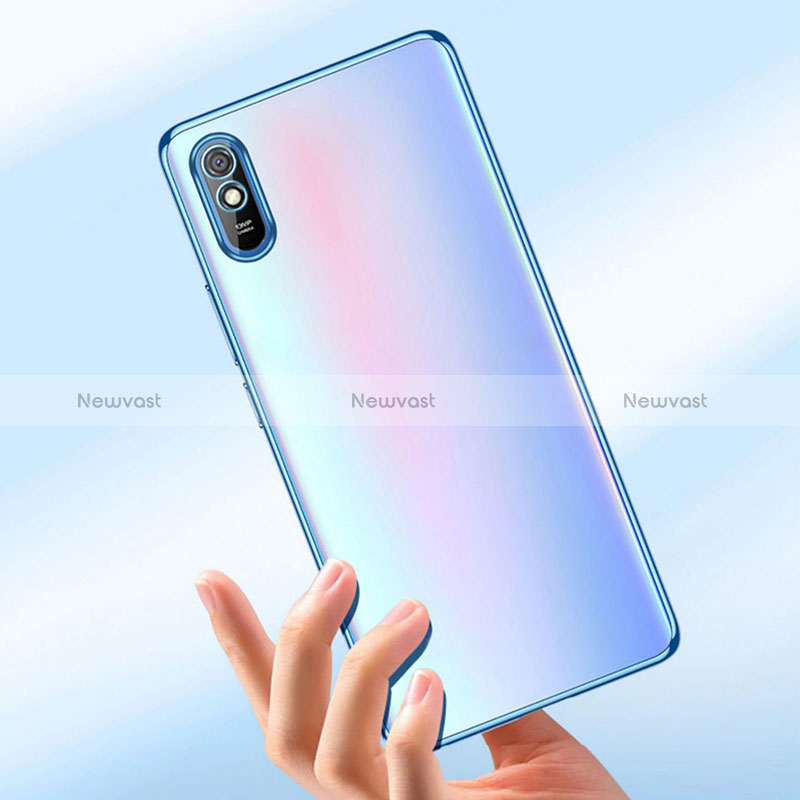 Ultra-thin Transparent TPU Soft Case Cover H01 for Xiaomi Redmi 9A