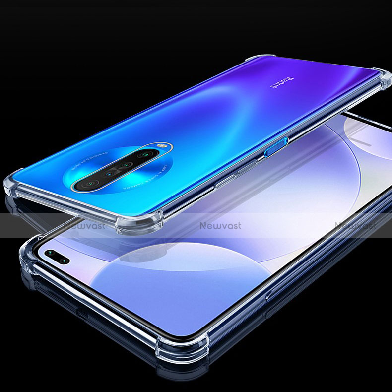 Ultra-thin Transparent TPU Soft Case Cover H01 for Xiaomi Redmi K30 5G Clear
