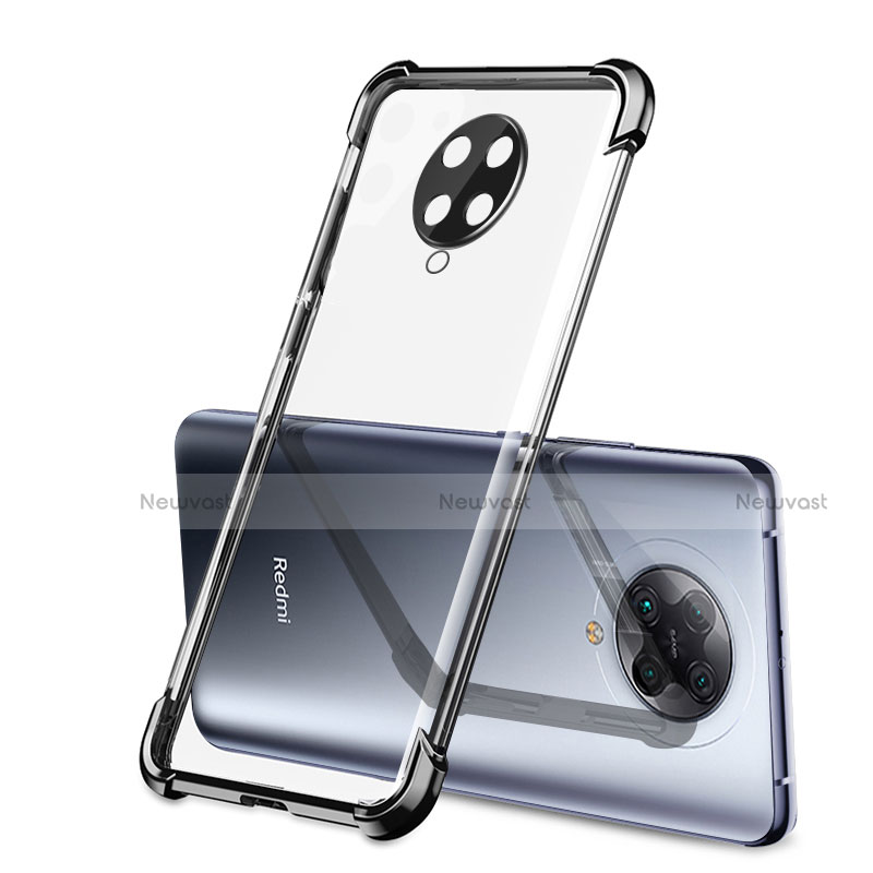Ultra-thin Transparent TPU Soft Case Cover H01 for Xiaomi Redmi K30 Pro Zoom Black