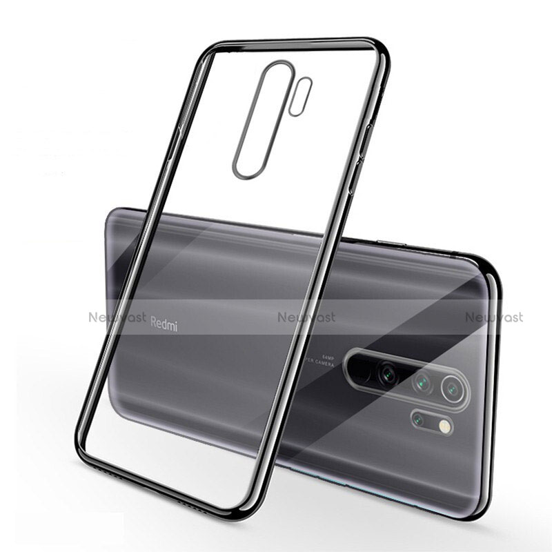 Ultra-thin Transparent TPU Soft Case Cover H01 for Xiaomi Redmi Note 8 Pro Black