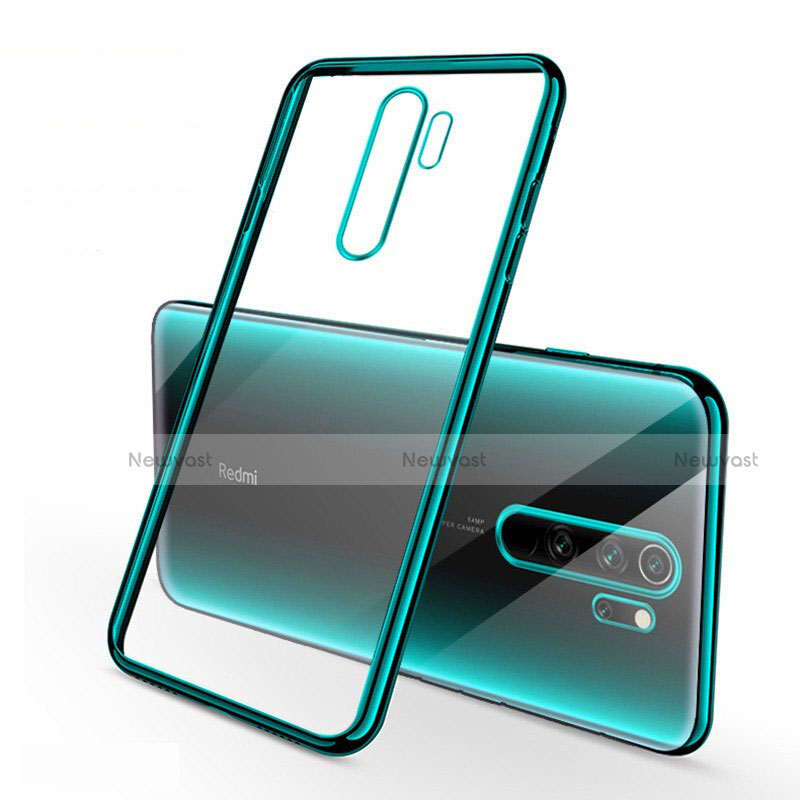 Ultra-thin Transparent TPU Soft Case Cover H01 for Xiaomi Redmi Note 8 Pro Green