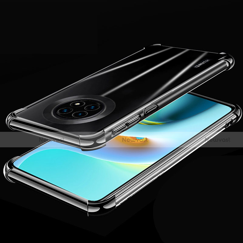 Ultra-thin Transparent TPU Soft Case Cover H02 for Huawei Enjoy 20 Plus 5G Black