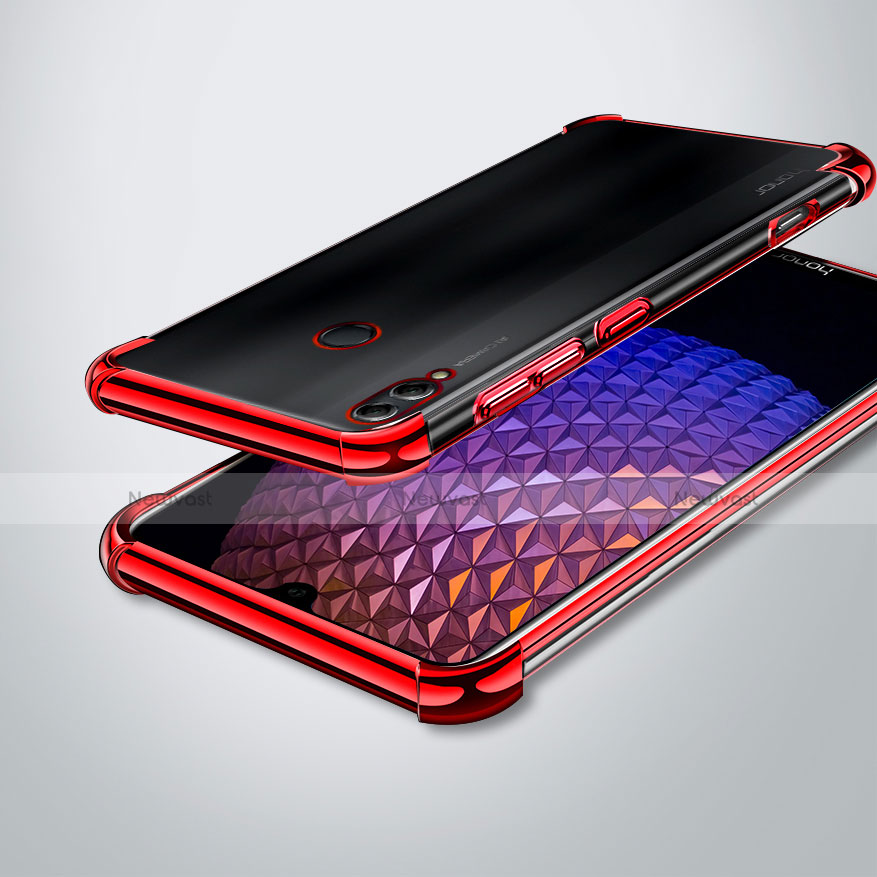 Ultra-thin Transparent TPU Soft Case Cover H02 for Huawei Enjoy Max Red