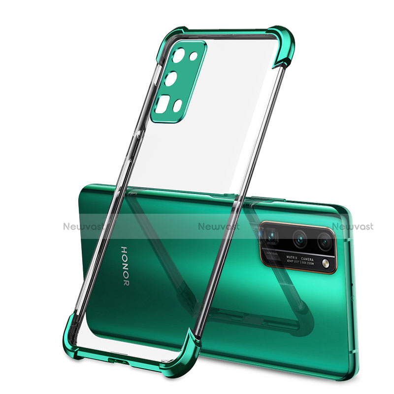 Ultra-thin Transparent TPU Soft Case Cover H02 for Huawei Honor 30 Pro Green