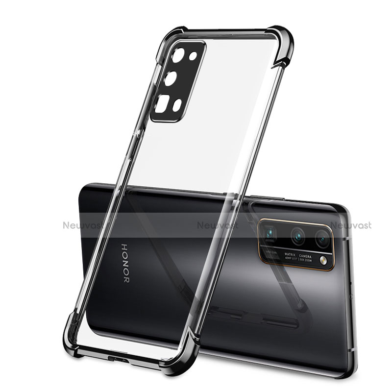 Ultra-thin Transparent TPU Soft Case Cover H02 for Huawei Honor 30 Pro+ Plus Black
