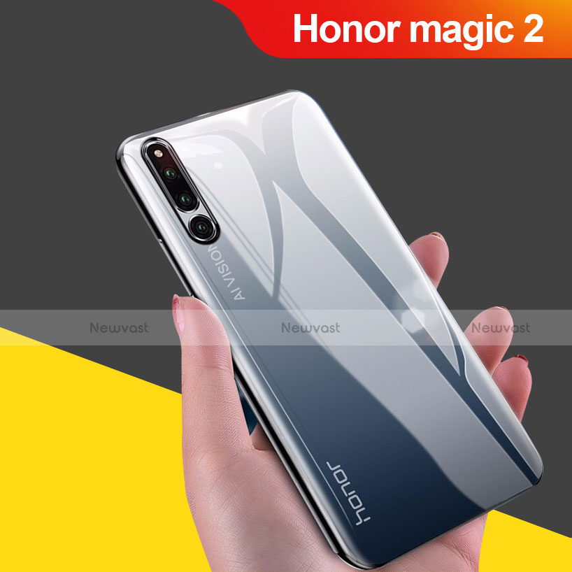 Ultra-thin Transparent TPU Soft Case Cover H02 for Huawei Honor Magic 2 Black