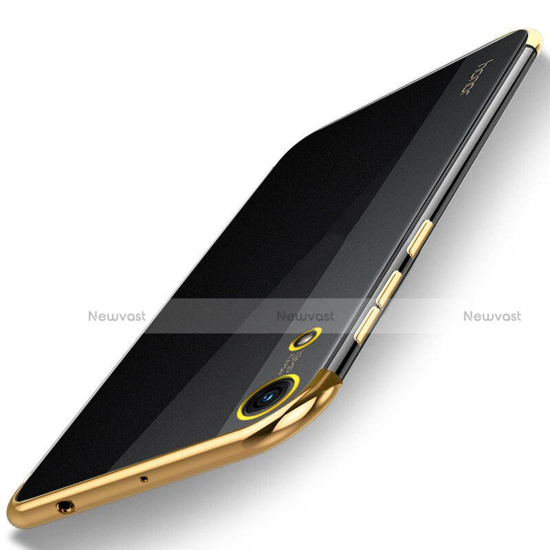 Ultra-thin Transparent TPU Soft Case Cover H02 for Huawei Honor Play 8A Gold