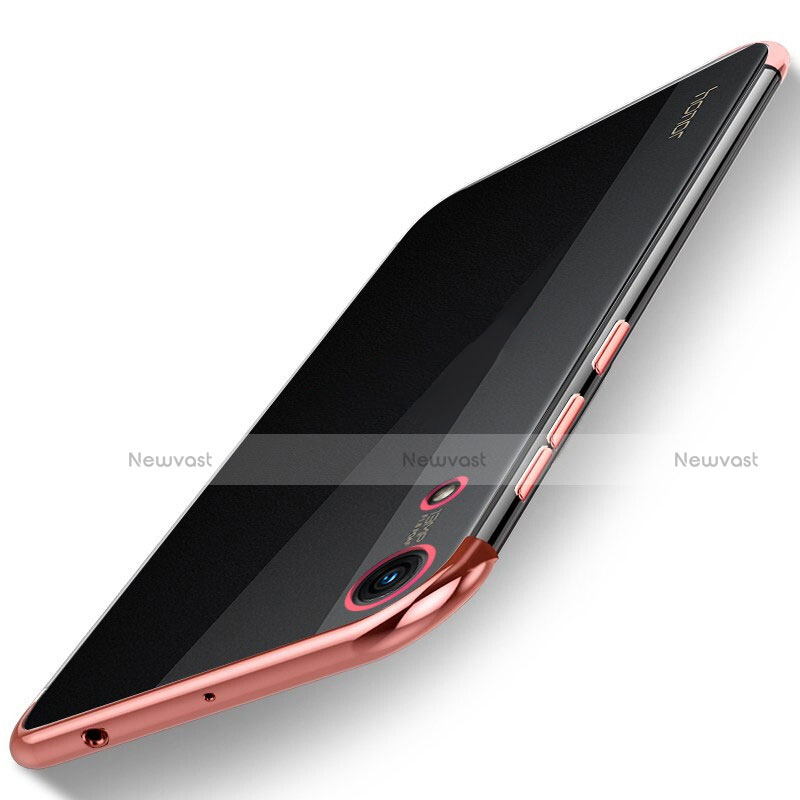 Ultra-thin Transparent TPU Soft Case Cover H02 for Huawei Honor Play 8A Rose Gold