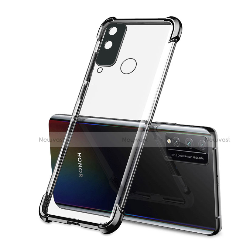 Ultra-thin Transparent TPU Soft Case Cover H02 for Huawei Honor Play4T Black